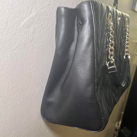 Kate Spade Briar Lane Quilted Willis Black Leather Tote Women's Handbag - Picture 4 of 8